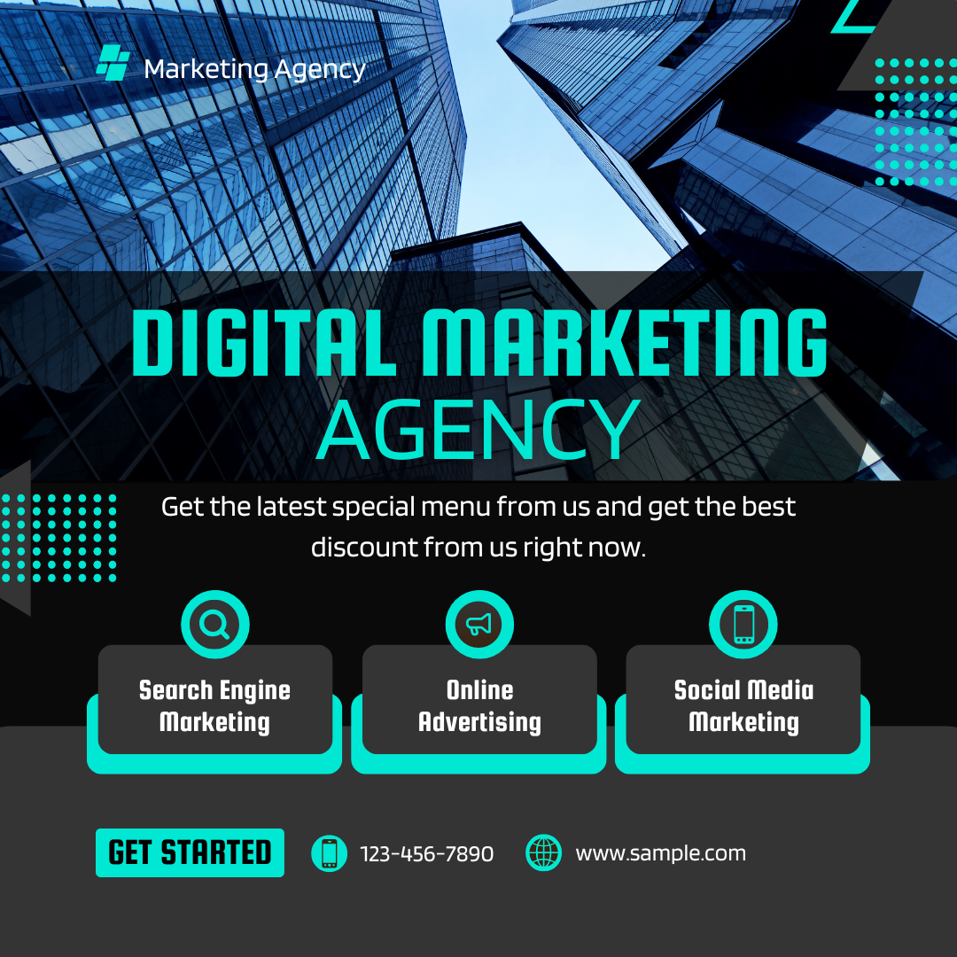 Digital marketing campaign social post
